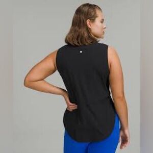 Lululemon High Neck Running Tank Black